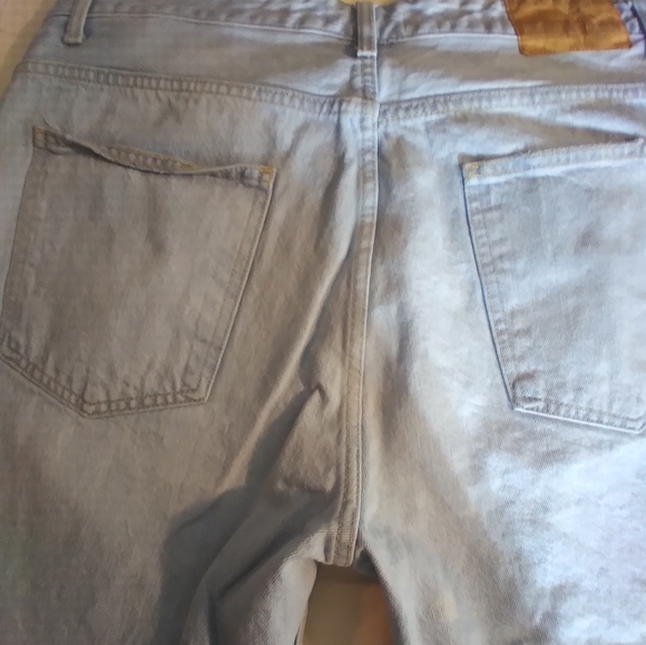 Pull & Bear Men's Light Blue Denim Jean Shorts Size 34 Streatwear - Picture 6 of 12
